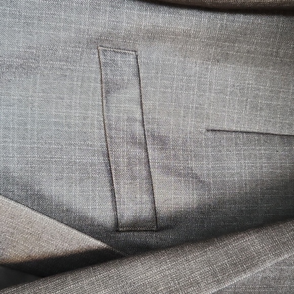 NWT Kenneth Cole Reaction Grey Slim Suit Coat Size 44R‎ - Picture 5 of 11